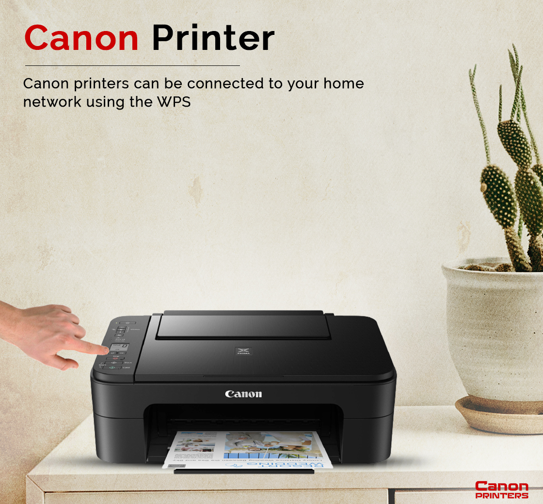 canon printer setup by using wps